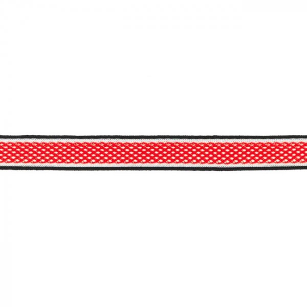 Stripes - Netz - unelastisch - 2 cm - rot
